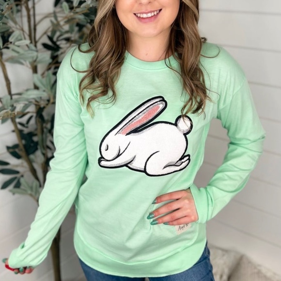 August Bleu bunny long sleeve shirt size 2XL - Picture 3 of 4